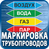 маркировка трубопроводов - Магазин охраны труда Протекторшоп в Владикавказе